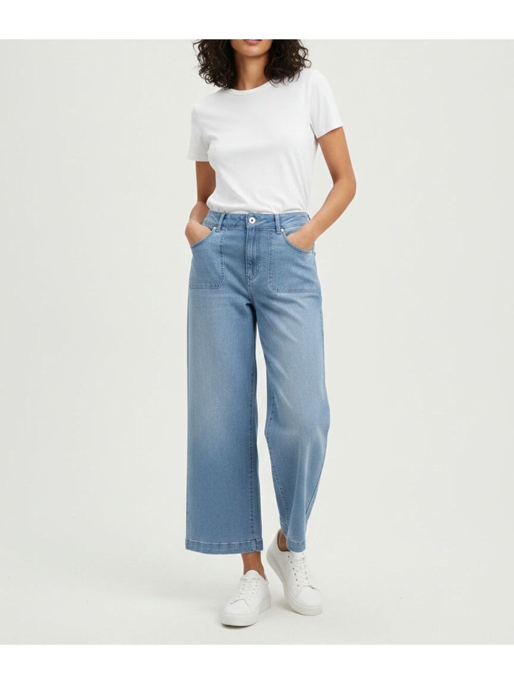 d.jeans Retro Mid Rise Core Wide‎ Leg Jeans Size 14
